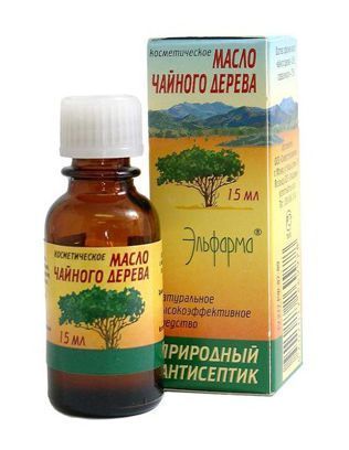 Косметическое масло Чайное дерево (15 мл), Эльфарма